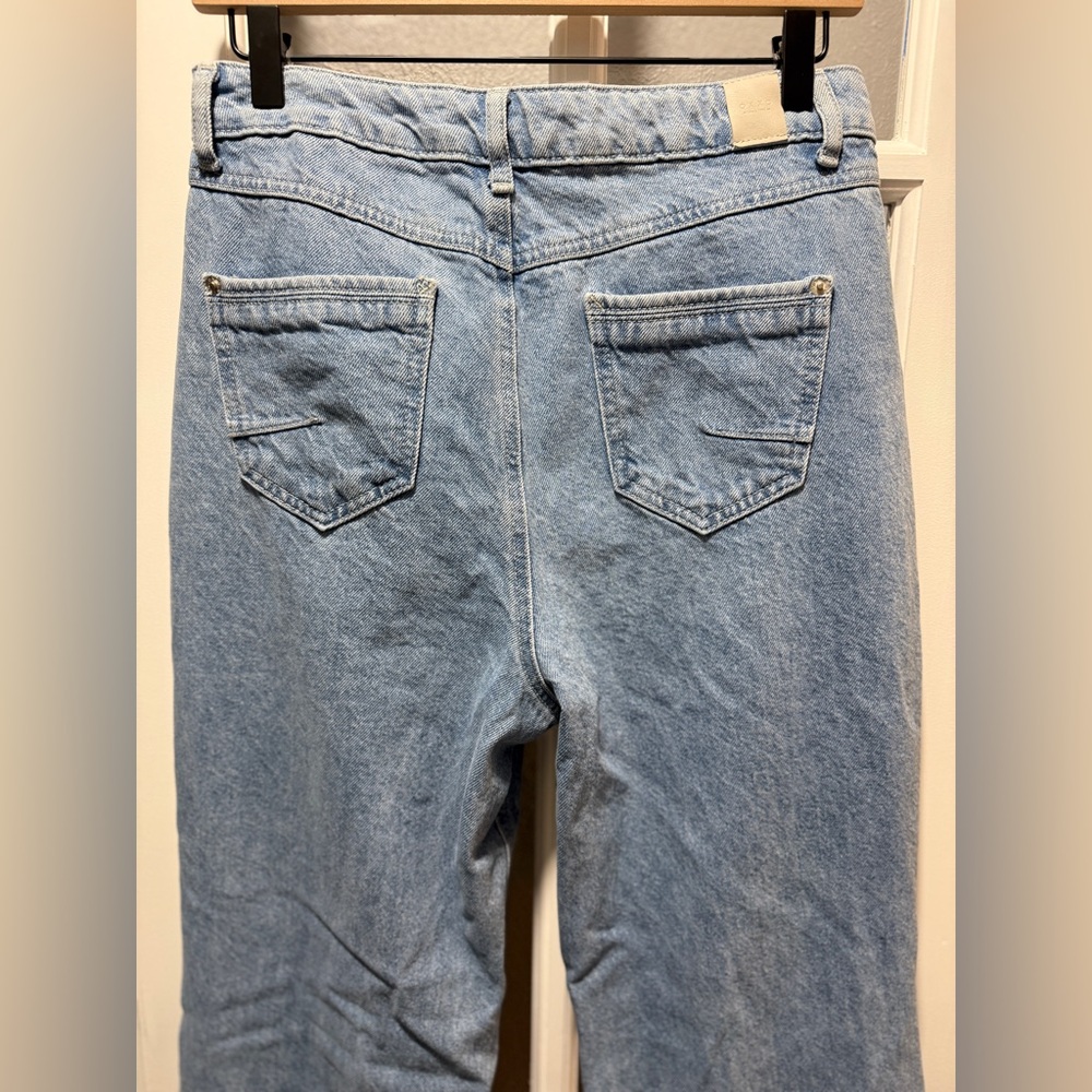 OXXO Jeans Blue Ultra High Rise Straight Fit Denim Pants - Picture 12 of 12